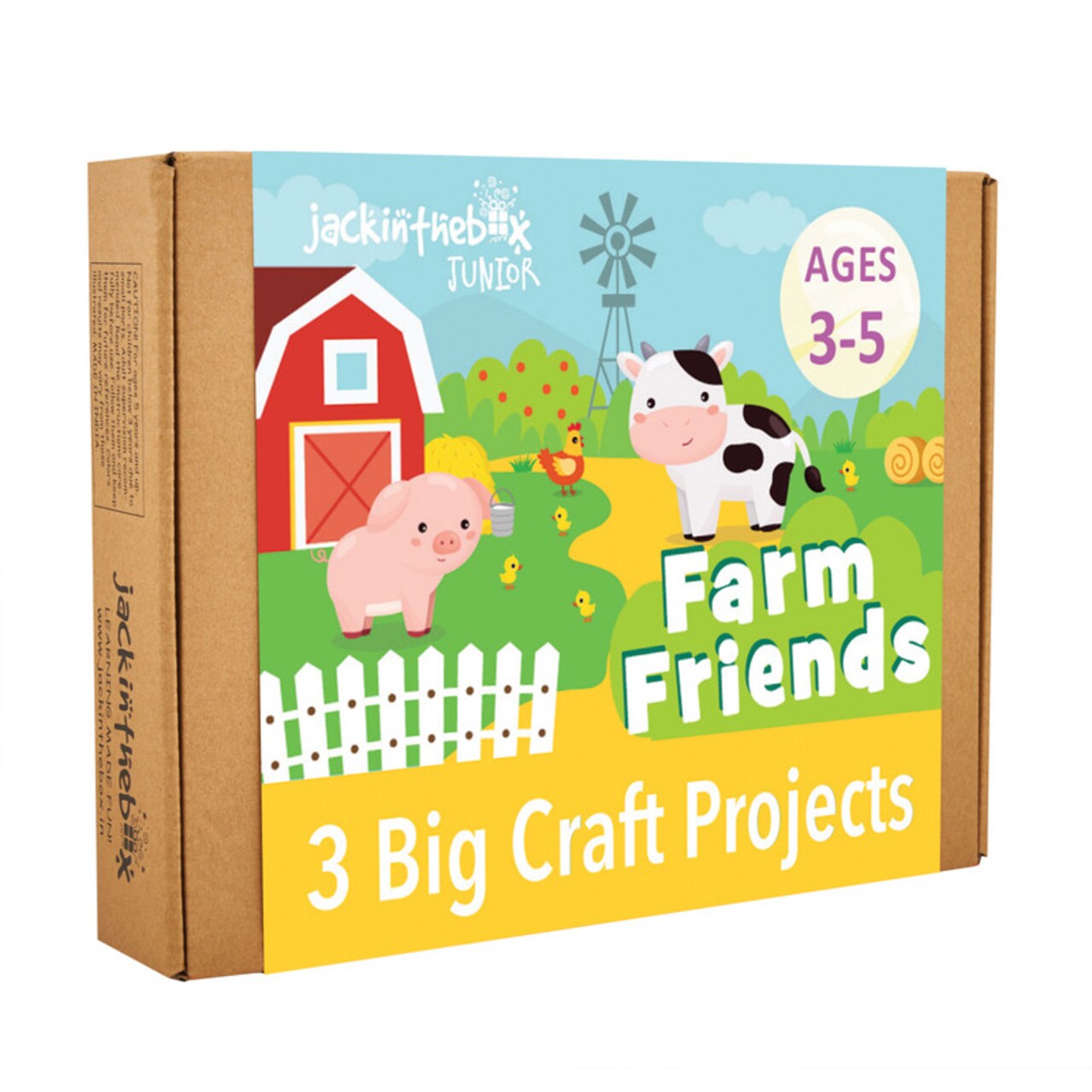 Farm Craft kit for 3 to 5 Year olds, 3 Craft Projects